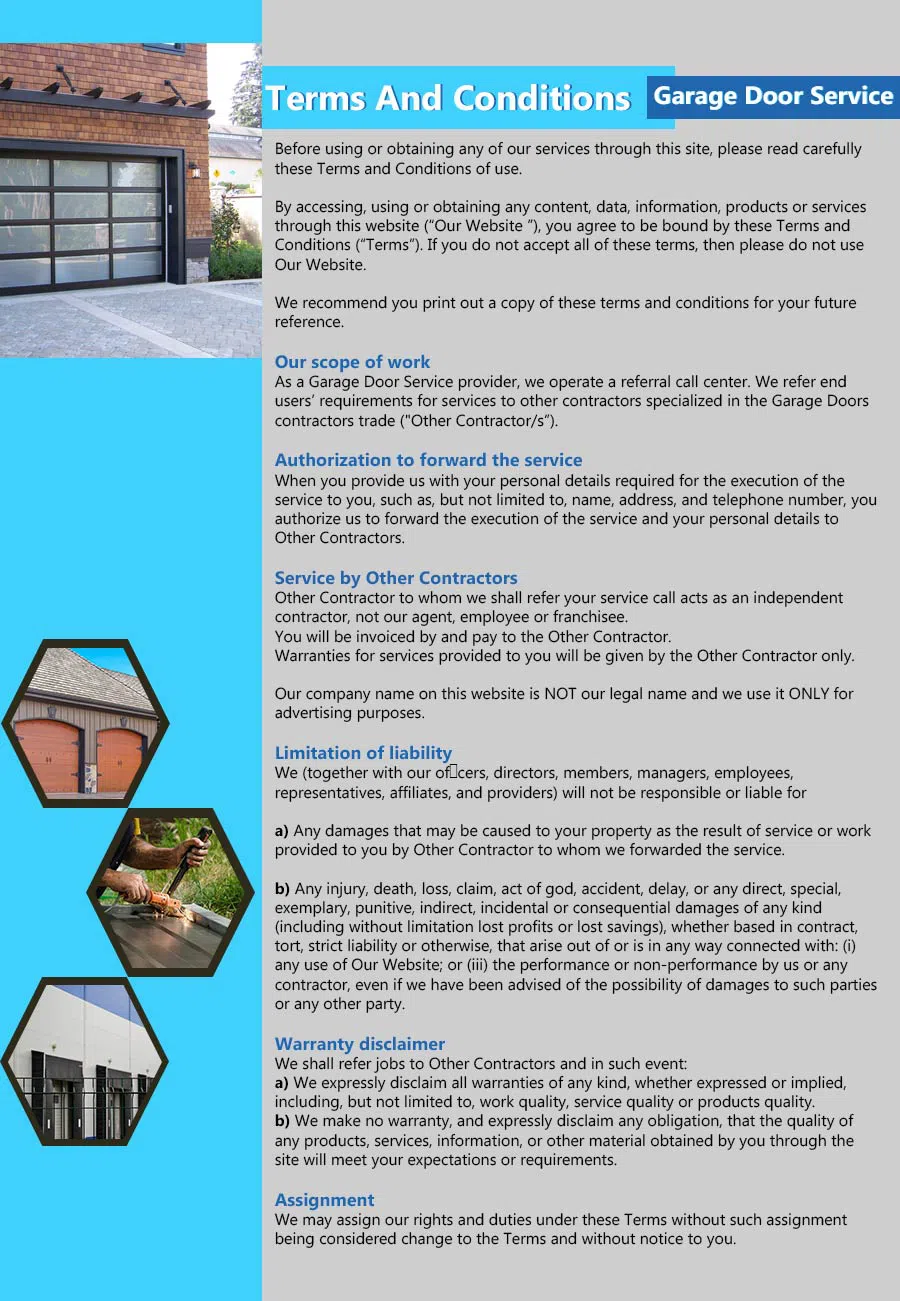 Capitol Garage Doors Seattle, WA 206-899-5114 - terms4